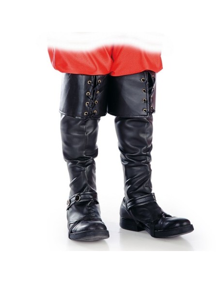 COPRISTIVALI NERI IN ECOPELLE con STRINGHE . Prezzo 7,90 €