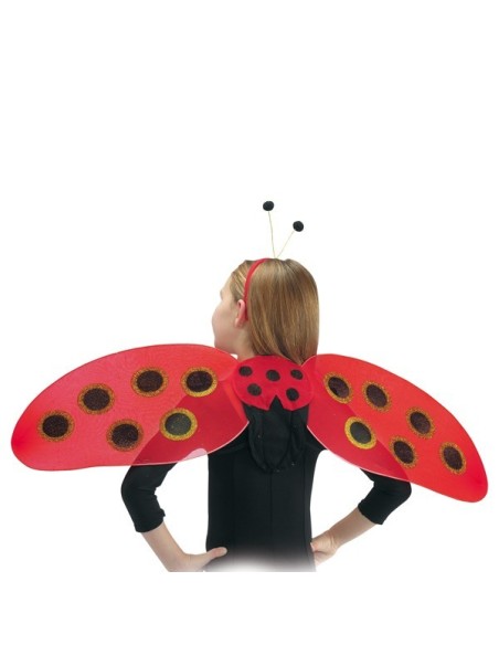 SET COCCINELLA (ALI H.CM.27X90 E CERCHIETTO) Prezzo 7,80 €