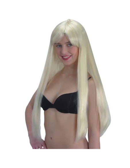 PARRUCCA BIONDA LUNGHISSIMA con frangia Prezzo 9,90 €