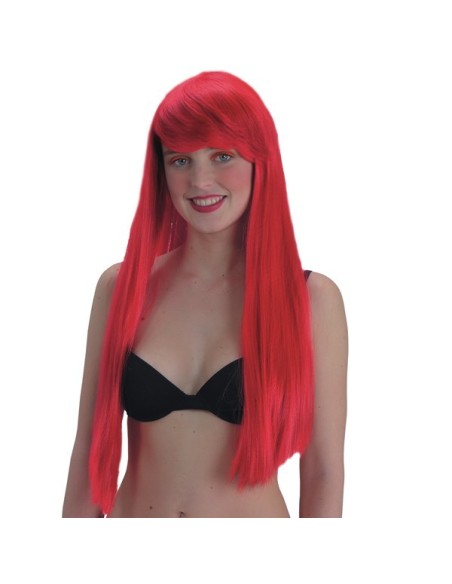 PARRUCCA ROSSA LUNGHISSIMA con frangia Prezzo 10,50 €