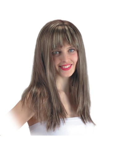 PARRUCCA WINTER GIRL CASTANA con MECHES(LUNGA EFFETTO NATURALE) Prezzo 16,60 €