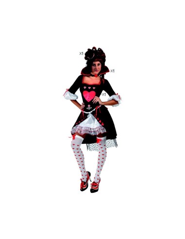 Costumi Carnevale adulto | COSTUME DAMA DI CUORI  Prezzo  40,70 €