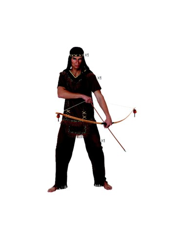 Costumi Carnevale adulto | COSTUME PELLE ROSSA MARRONE  Prezzo  26,30 €