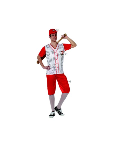 Costumi Carnevale adulto | COSTUME GIOCATORE BASEBALL  Prezzo  21,90 €
