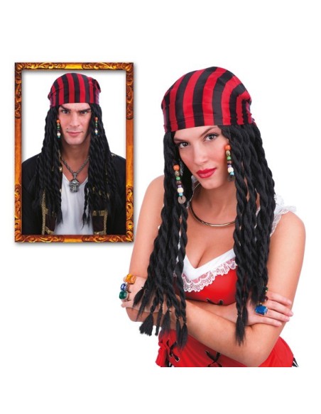 PARRUCCA PIRATA CON BANDANA Prezzo 13,50 €