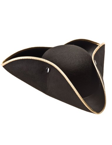 CAPPELLO TRICORNO NERO IN FELTRO Prezzo 5,60 €