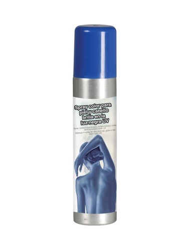 Spray colorante corpo blu per trucco e travestimenti con effetto speciale