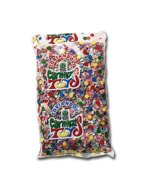 Sacchetto coriandoli multicolore eco-friendly 1000 grammi per feste e celebrazioni